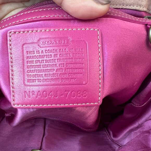 Coach RARE special edition spring 2004 poppy applique Bag - Picture 7 of 7